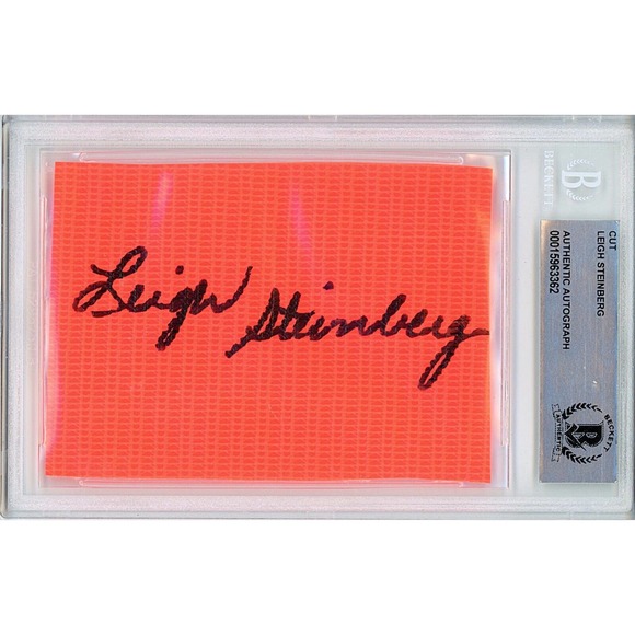 Leigh Steinberg Autographed Football Pylon Famous Sports Agent Beckett Authentic - Picture 1 of 5